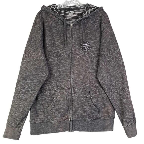 Pelagic Fishing Sweatshirt Zip Up Men’s Size XL Gray Hoodie Long Sleeve - Picture 2 of 14